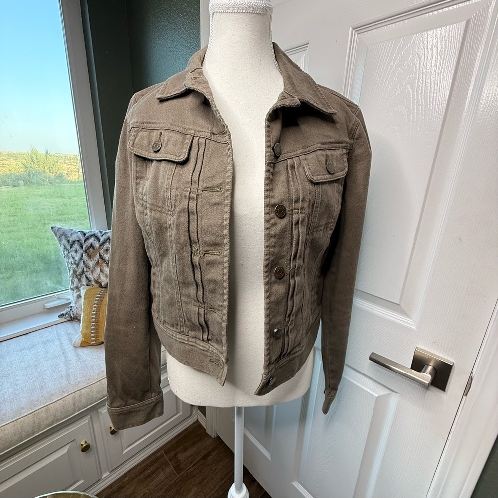 Lauren Ralph Lauren Brown Jean Jacket Classic Design